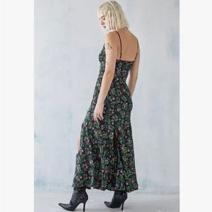 BETSY JOHNSON ADDISON MIDI DRESS FLORAL, SIZE XL